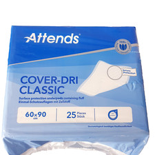 25 Attends Unterlagen normal 60x90 cm Krankenunterlagen Inkontinenzunterlagen