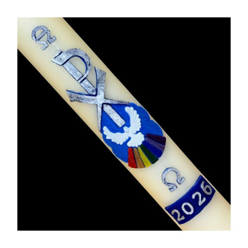 Chi rho mit taube - taube,