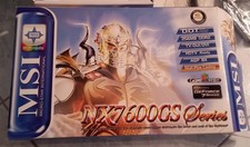 Grafikkarte MSI NX7600GS - AGP - Bj 2006 - neuwertig