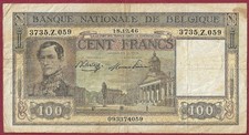 Belgien/Belgium 100 Francs