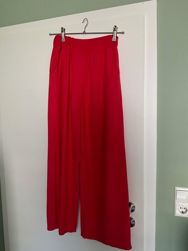 Leinen schlupfhose orangerot - leinen-schlupfhose,