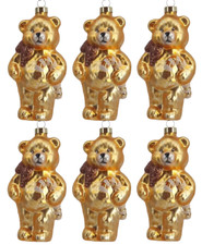 6 goldige Teddy  Bärchen