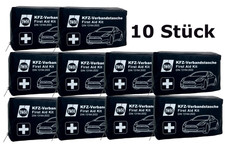 Verbandtasche Kfz DIN13164:2022 Neu Auto Verbandskasten Pkw erste Hilfe 10 Stück