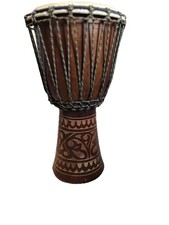 Djembe. 50 Cm Hoch 25 Cm Durchmesser Geschnitzt