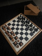 Schachspiel Antik Holz Schach