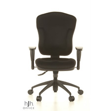 TOPSTAR Bürodrehstuhl Drehstuhl Stuhl Schwarz Armlehnen Rückenlehne 