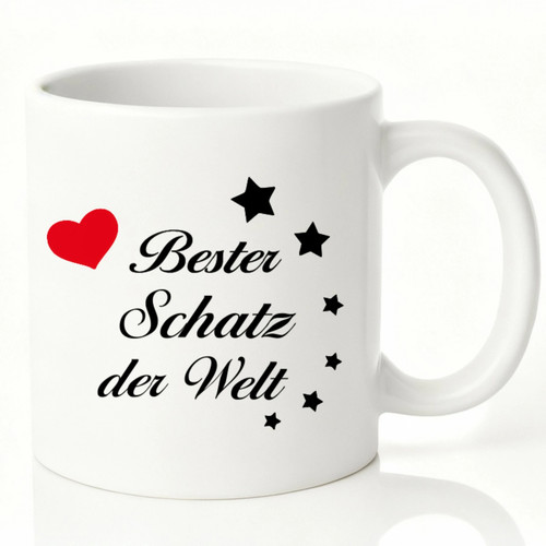 Kaffeetasse bester schatz der - kaffeetasse,