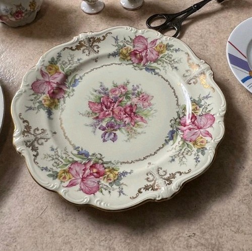 Vintage porzellanteller - vintage,