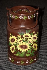 Milchkanne mit Deckel -