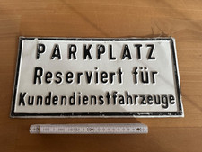 Blechschild 20x40 Parkplatz