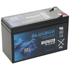 Blei GEL Akku 12V 9Ah Batterie ersetzt 7Ah 8Ah 9.5Ah 10Ah Echolot Notstromakku