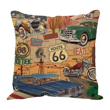 45x45 cm Route 66 Kissen bezug