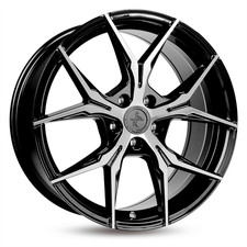 18 Zoll KESKIN KT19 5x108 ET45 Alufelgen BLACK FRONT POLISH