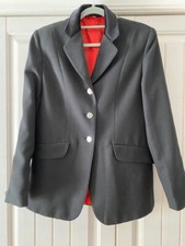 Kinder Turnierjacket Turniersakko ELT schwarz Gr. 164 Super Zustand TOP