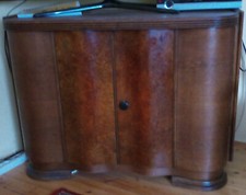 Alte Wohnzimmer Kommode Anrichte Vollholz Vintage Jugendstil