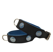Hundehalsband Lui Schwarz Blau