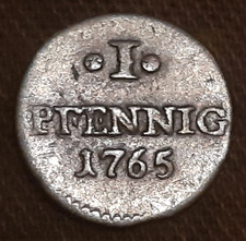 Sachsen 1 Silberpfennig 1765