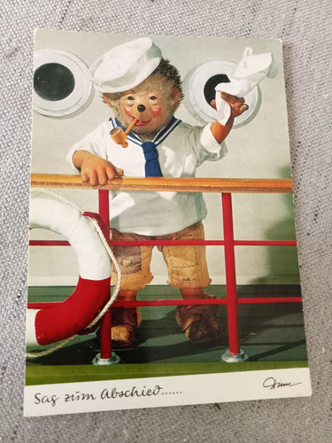 Ansichtskarte mecki diehl - ansichtskarte,