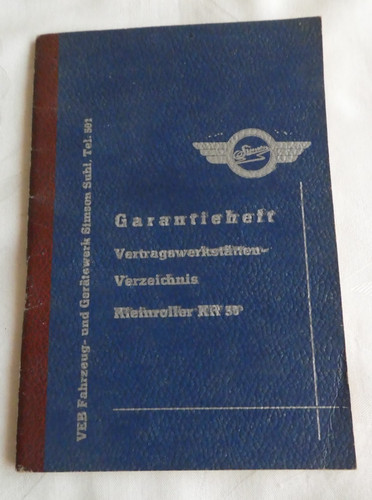 Ddr oldtimer kleinroller - ddr,