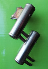 Vintage Modellbau RC Doppel Schalldämpfer Auspuff Reso Rohr Exhaust pipe dou -11