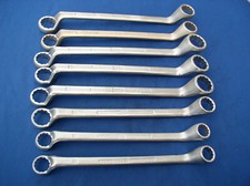 Konvolut WGB Doppelringschlüssel  Ringschlüssel gekröpft  DIN 838 Sw. 20-32