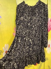 Sehr hübsches romantisches lockeres Kleid Lagenlook Hallhuber 34 36 38