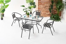 4+1 Sitzgruppe Gartenmöbel