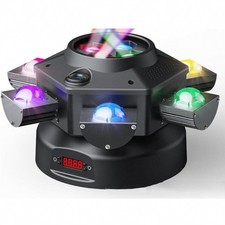Areyourshop Moving Head Licht 150W,DJ Licht Scheinwerfer RGBW LED Bühnenlicht
