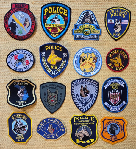 Konvolut police patch - 16,