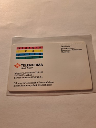 Telefonkarte 681 92 - k,