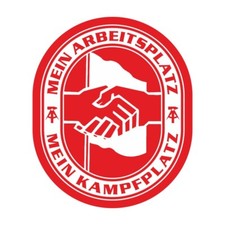 Aufkleber DDR Mein Arbeitsplatz Mein Kampfplatz osten heimat ostdeutschland