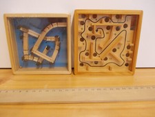 Holz Spiel - Geduldsspiele -  Knobel - Neu und gebraucht