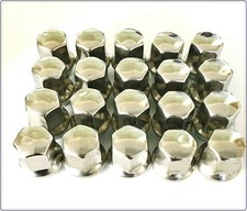 20x CHROME RADMUTTER FÜR