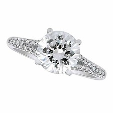 2,50 CT Rund LC Moissanit 14K