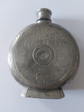 Feldflasche,Flachmann Zinn