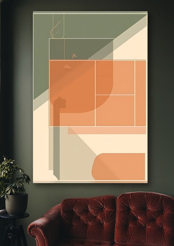 Padel leinwand xxl wandbild - leinwand,