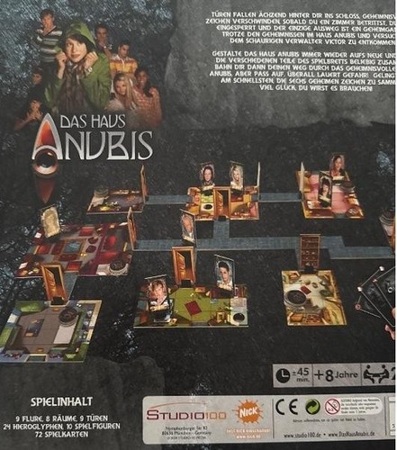 Das haus anubis brettspiel - haus,