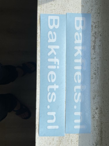Bakfiets sticker aufkleber - bakfiets.nl,
