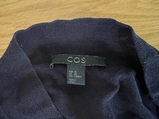 COS Damen Cardigan Strickjacke XS blau dunkelblau leicht