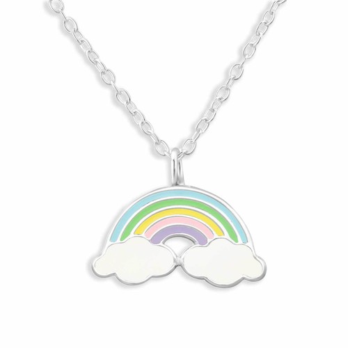 Regenbogen halskette kette 925 - halskette,