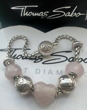 Thomas Sabo Karma Bead Armband & Rosenquarz Herz & Beads & Stopper