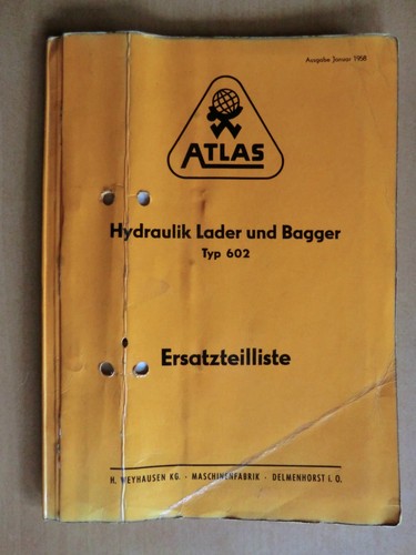 Ersatzteilliste atlas lader - ersatzteilliste,