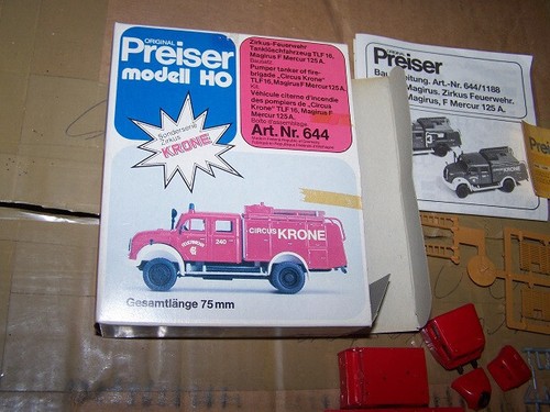 Preiser 644 magirus - magirus, mercur