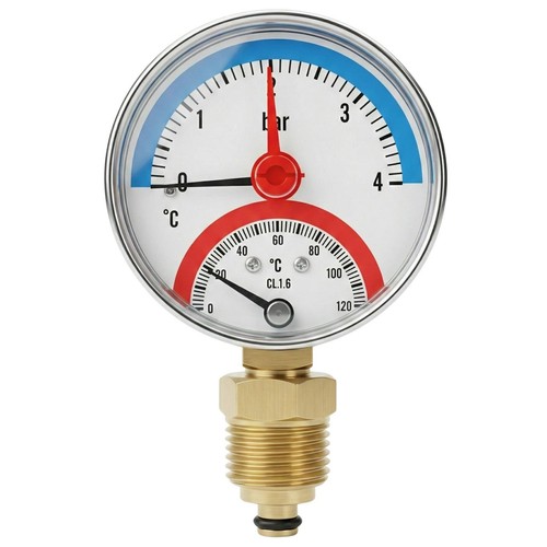 Thermomanometer 4bar 120 c - 4bar, 0-120°c