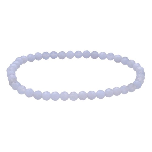 Chalcedon blau facettiertes - blau,