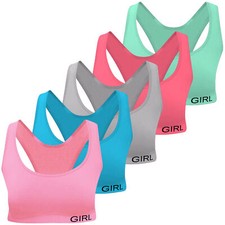 5 Mädchen Bustier Mikrofaser