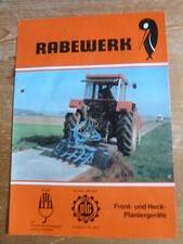 Prospekt Rabewerk  Front- und Heckplaniergeräte ,Stand 3.83
