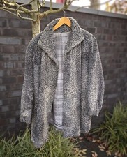 Damen Persianerjacke - Gr. XL 50 grau echt Schneepersianer Persianer Pelz Jacke