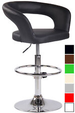 Barhocker Jaen Kunstleder Stoff Thekenhocker höhenverstellbar Tresenhocker