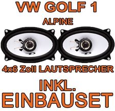 VW GOLF 1 I + CABRIO ALPINE